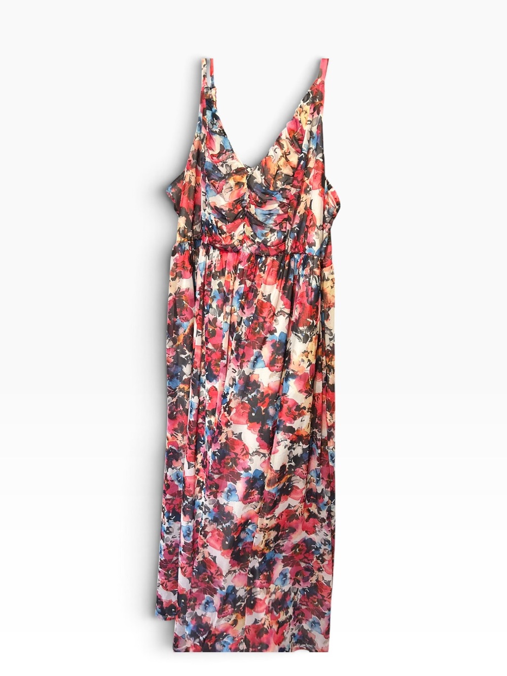 Torrid Floral V-Neck Maxi Dress
